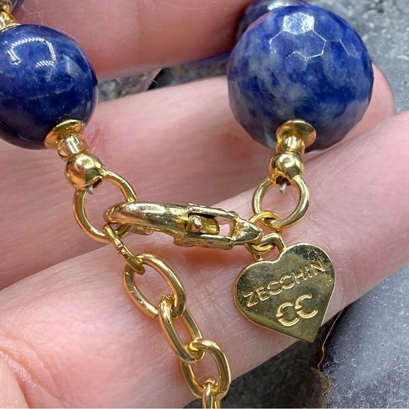 🌺Zecchin Lapis & Murano Glass Bracelet - Picture 5 of 11